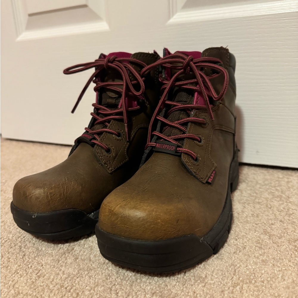 WOMEN'S MERLIN WATERPROOF COMPOSITE-TOE 6" WORK BOOT size 7